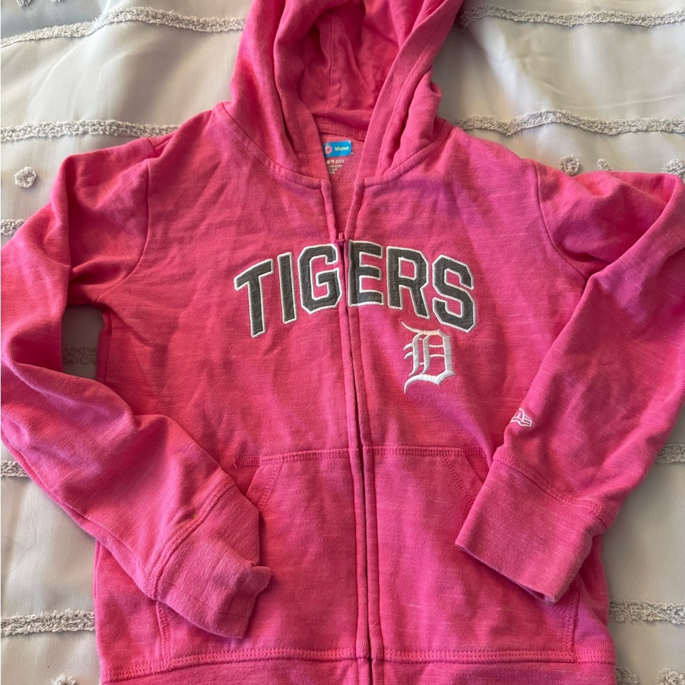 Detroit Tigers Kids Pink Hoodie